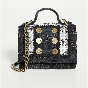 Kooreloo Petite Manhattan Tweed shoulder bag